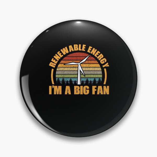Item preview, Retro Background Wind Power Lover Renewable Energy Activist designed and sold by XASTY.