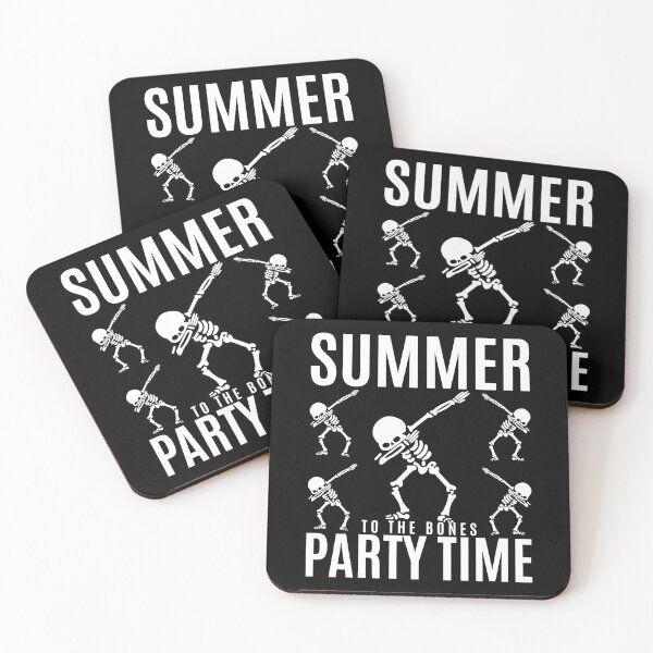 Item preview, Summer Party Time To The Bones| Skeleton Lovers Gift| Dancing Skeletons |Funny Dancing Skull| | DEATH Trending Best Selling Death Dance designed and sold by al21ex.