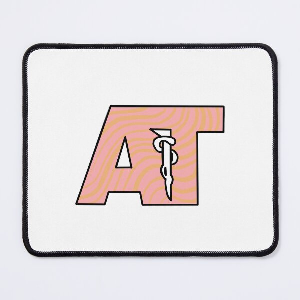 Item preview, Athletic Training Logo Pink/Orange Squiggle designed and sold by rosiepiscitello.