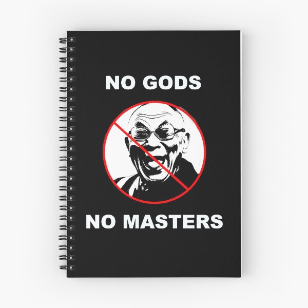 Item preview, No Gods No Masters - No Dalai Lama designed and sold by ResistNormality.