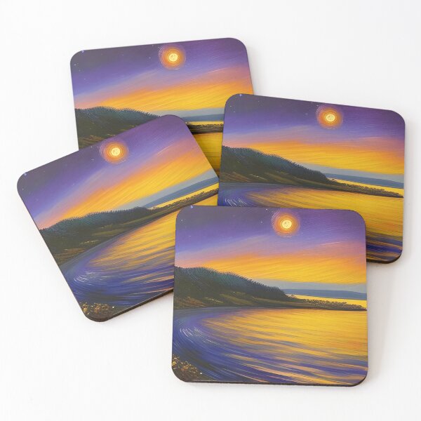 Item preview, Lago y cielo, empaste, Ai Generated Art designed and sold by ACC .