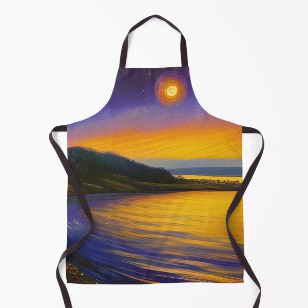 Item preview, Lago y cielo, empaste, Ai Generated Art designed and sold by ACC .
