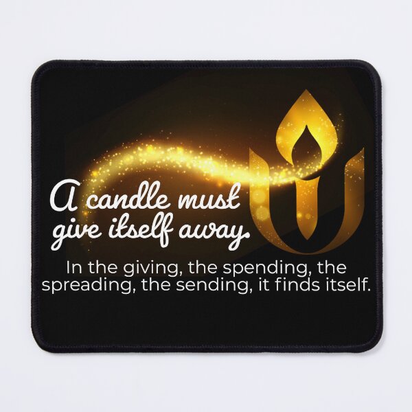 Item preview, Candle gives light away Unitarian Universalism  designed and sold by KCAbdelnour.