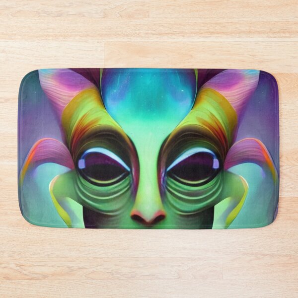 Item preview, Cosmic Enigma: An Otherworldly Portrait of an Alien Creature designed and sold by masabo.