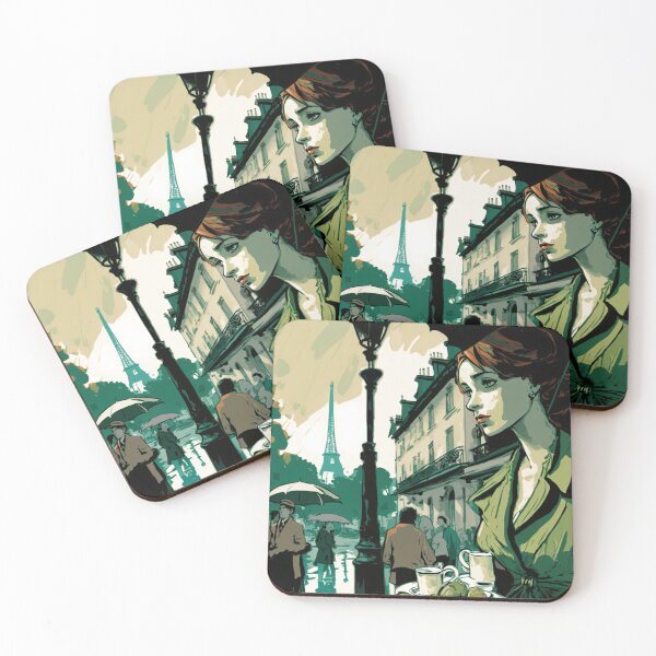 Item preview, Raindrops and Reverie: A Parisian Escape designed and sold by Left-Hand-Tree.