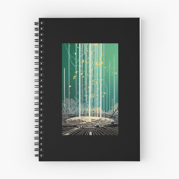 Item preview, Chain Fungi - Winter Mycelium Grove designed and sold by FunkyDigitals.