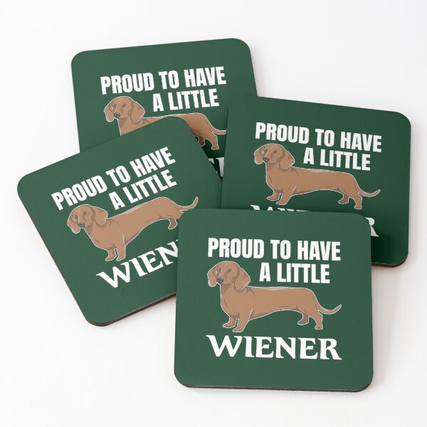 Item preview, Wiener Dad Funny Dachshund Proud To Have A Little Weiner   designed and sold by vintagedesigna.