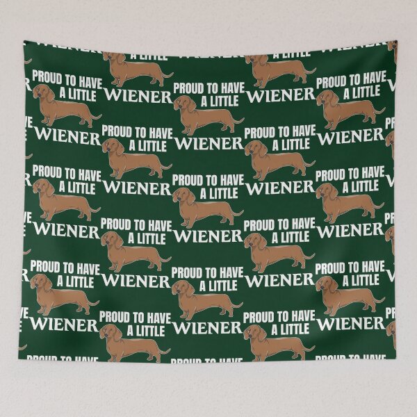 Item preview, Wiener Dad Funny Dachshund Proud To Have A Little Weiner   designed and sold by vintagedesigna.
