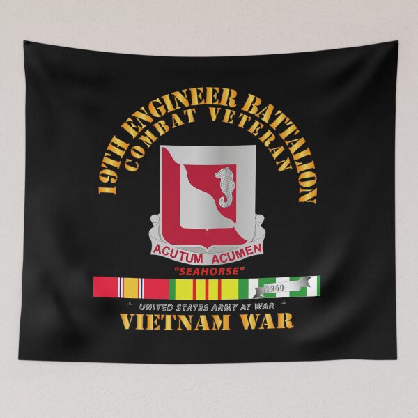 Item preview, Army - 19th Engineer Battalion - w VN SVC designed and sold by Military Insignia Products.