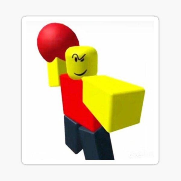 baller roblox meme Sticker for Sale by realskinnyp