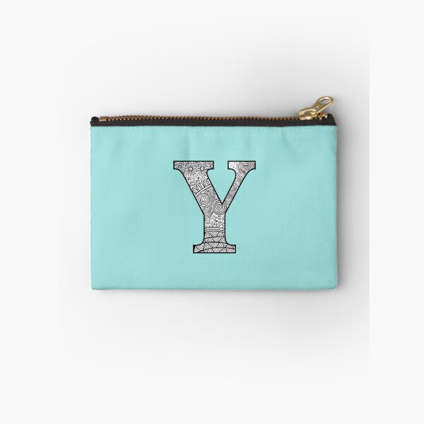 Item preview, Y- Initial, monogram. From hand drawn Zentangle doodle design designed and sold by Sideofthehill.