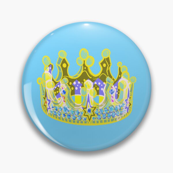 Item preview, KINGS CROWN SKY BLUE  designed and sold by GIVENGRACE.ART.