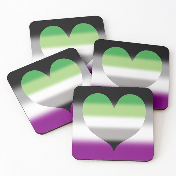 Aperçu de l'œuvre Gradient Asexual Aromantic Pride Flag créée et vendue par Sum-Thangs.