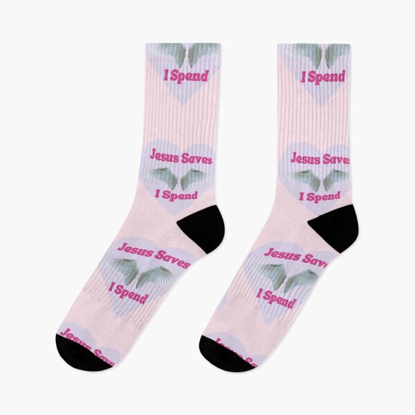 Item preview, Jesus Saves I Spend  designed and sold by Femme Pastel Collective.