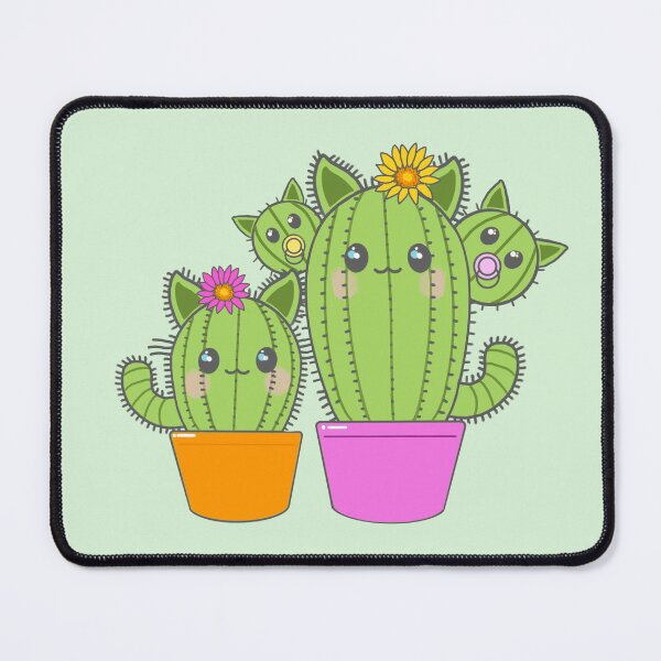Item preview, Cute catci family cutout design orange and pink designed and sold by QuirkyCatz.