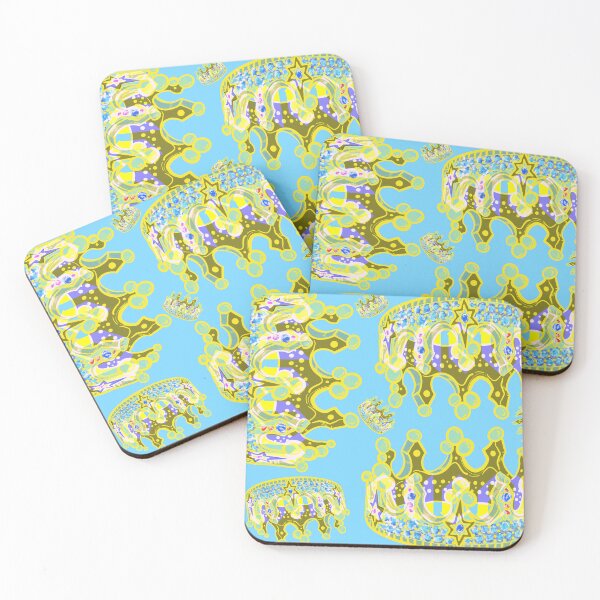 Item preview, QUEENS CROWN SKY BLUE  designed and sold by GIVENGRACE.ART.