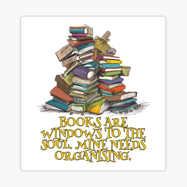 Books Are My Favorite  Sticker for Sale by Marcila