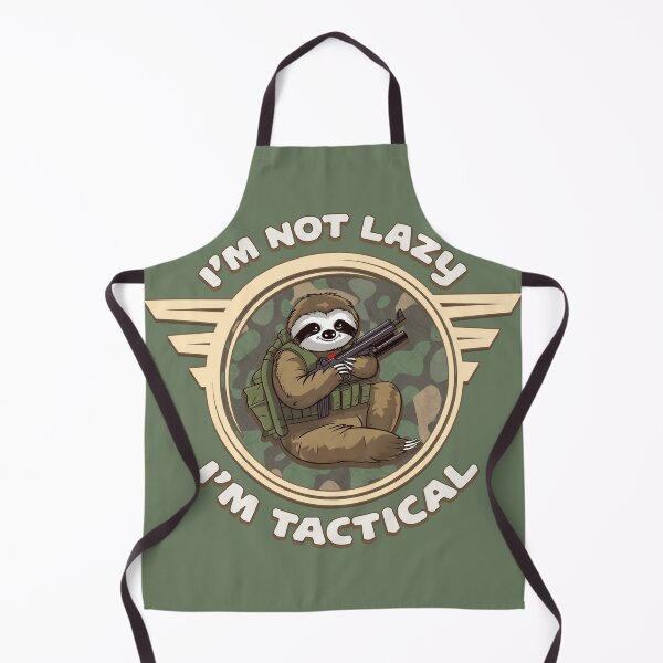 Item preview, I'm not lazy, I'm tactical Sloth Soldier designed and sold by CarpeDiem96.