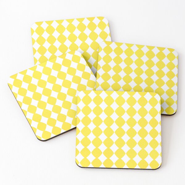 Item preview, Yellow and White Diamond Pattern designed and sold by YourPattern.