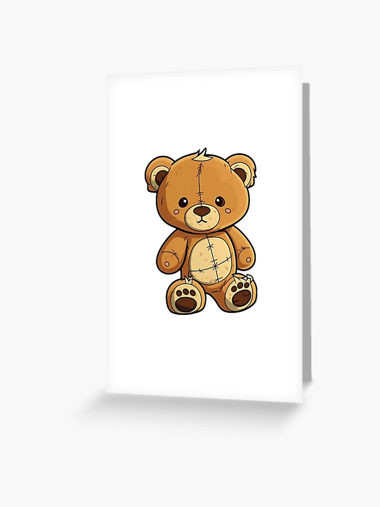 Carte de vœux for Sale avec l'œuvre « Vieil ours en peluche » de l