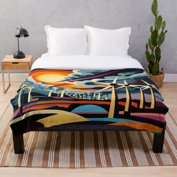 Item preview, Brisas Cromáticas: Molinos de Viento en Resumen designed and sold by Left-Hand-Tree.