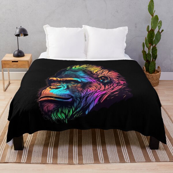 Item preview, Colourful Gorilla Illustration designed and sold by Gerald Waters.