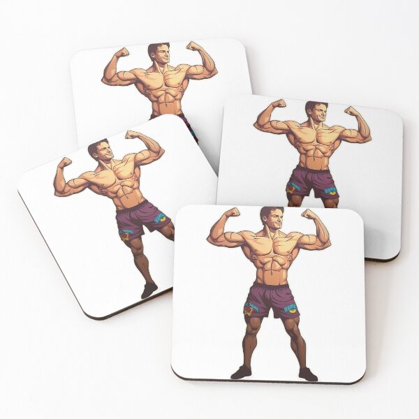 Item preview, Standing Muscular Guy designed and sold by ForeverPrintsOK.