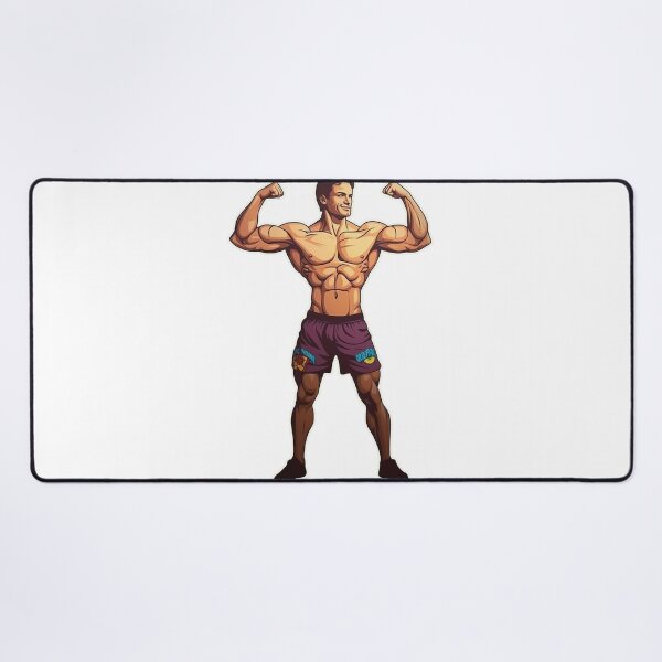 Item preview, Standing Muscular Guy designed and sold by ForeverPrintsOK.