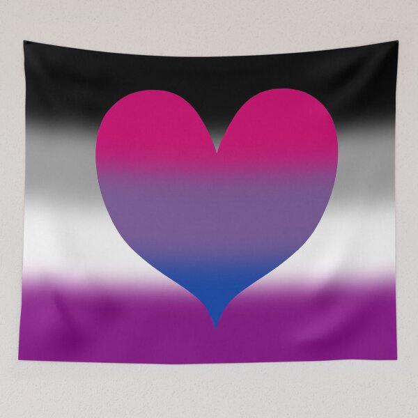 Item preview, Gradient Asexual Biromantic Pride Flag designed and sold by Sum-Thangs.