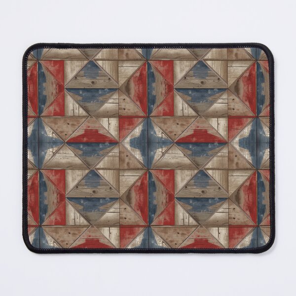 Item preview, Red, White, and Barnwood designed and sold by PixelPatchwork.