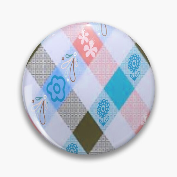 Item preview, Buffalo Plaid and Florals  psychedelic graphic design, Abstraction, bold colorful abstract playful design inspired by nature designed and sold by Adri Barnard.