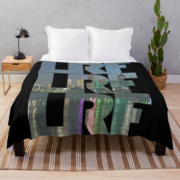 Item preview, Little Rock, Arkansas LRF Night Cityscape Repeating Pattern designed and sold by CrabbyLobster.