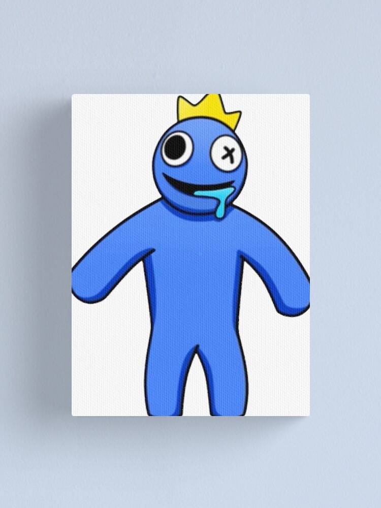 Blue's First Friend Standing Rainbow Friends Roblox Coloring Page