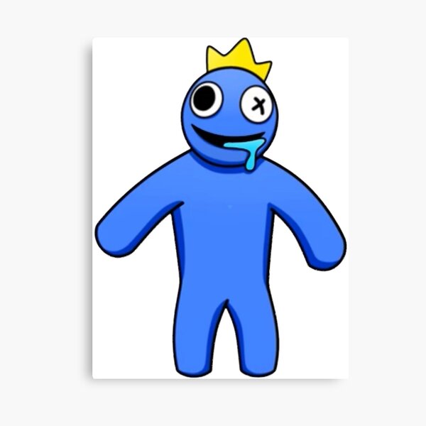 Blue Character Rainbow Friends Roblox Kids Bedroom Neon 