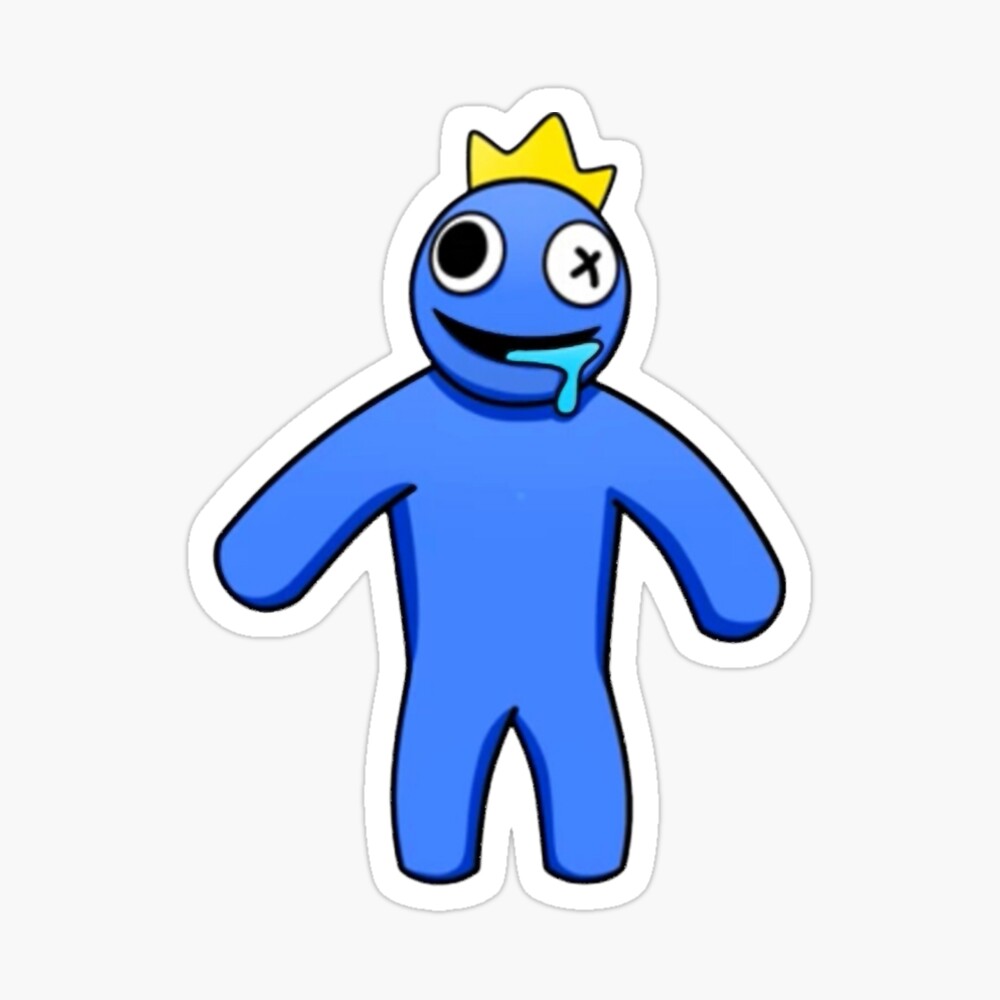 Blue Rainbow Friend  Photographic Print