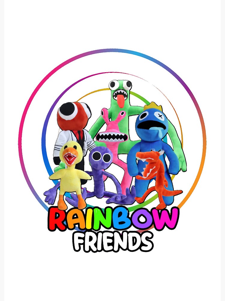 Blue Rainbow Friend Active  Canvas Print for Sale by shifflette1