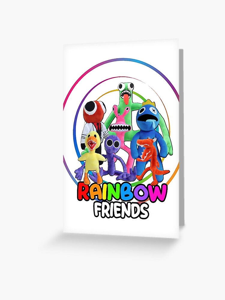 Rainbow friends cute blue baby | Greeting Card