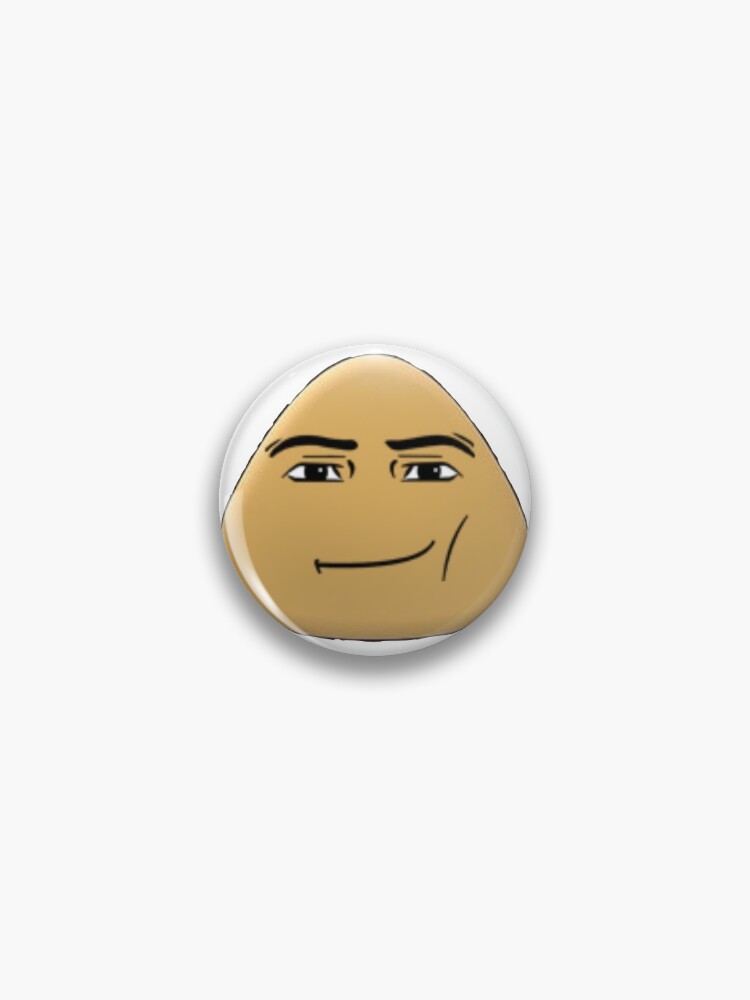 Man faced Pou Pin for Sale by AnxBananx