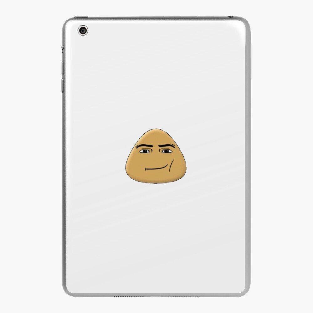 Man faced Pou Sticker for Sale by AnxBananx