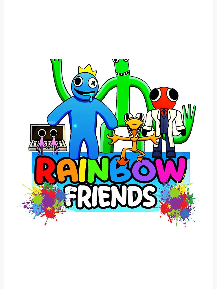 Blue Rainbow Friend Active  Canvas Print for Sale by shifflette1