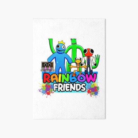 Rainbow Friends Blue (Friendly)  Art Board Print for Sale by shifflette1