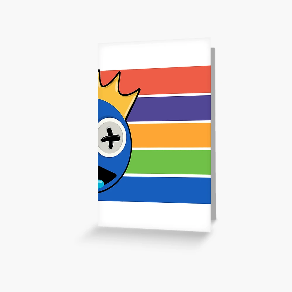 Rainbow friends cute blue baby | Greeting Card