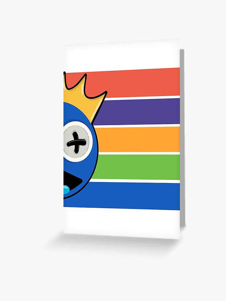 Rainbow friends cute blue baby Greeting Card for Sale by Color