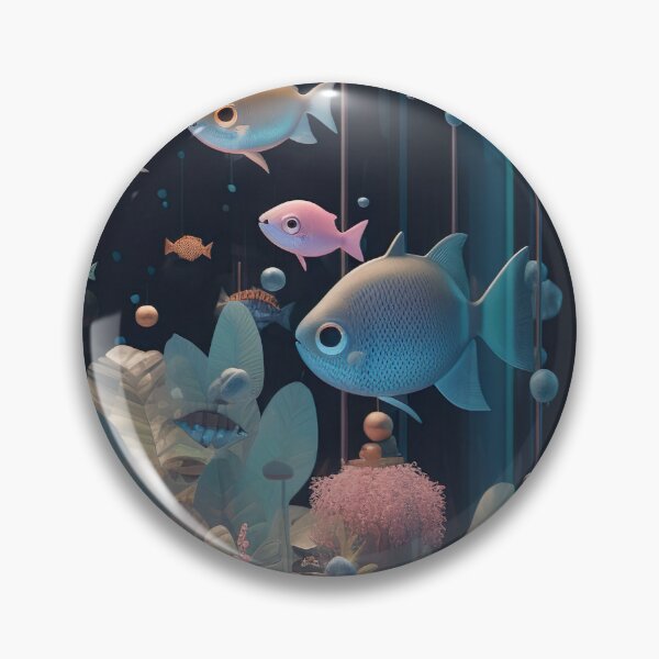 Item preview, Small 3D aquarium designed and sold by PoppinArtFox.