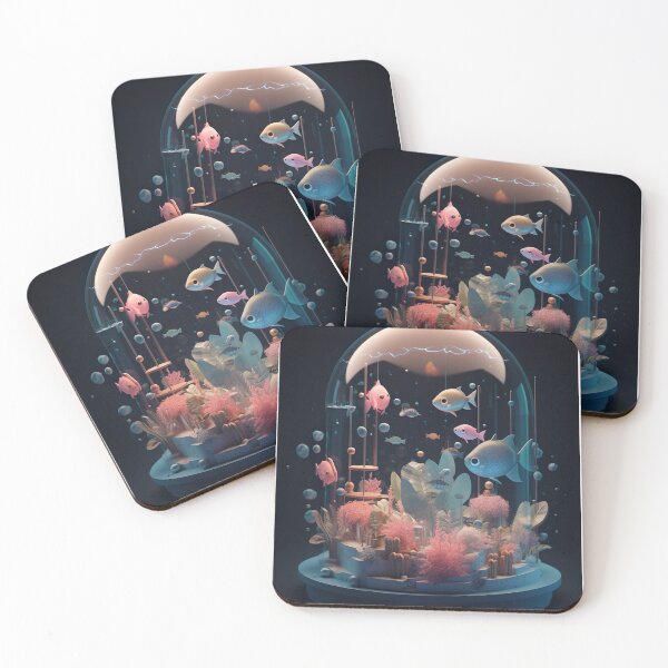 Item preview, Small 3D aquarium designed and sold by PoppinArtFox.