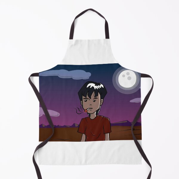 Item preview, Boy standing in the moonlight catoon designed and sold by KimierArt.
