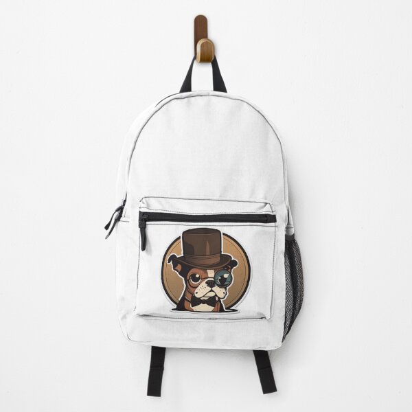 Item preview, Cute Dog Wearing Hat and Monocle designed and sold by KrieytPrintz.