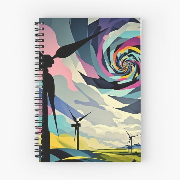 Artikelvorschau, Lebendige Visionen: Turbine in einem Technicolor-Feld entworfen und verkauft von Left-Hand-Tree.