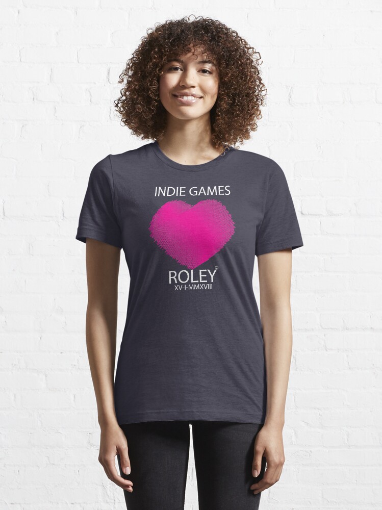 Alternate view of Love Indie Games Essential T-Shirt