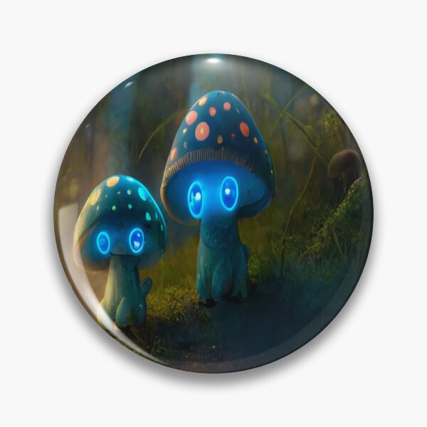Item preview, Bioluminescent Mushroom Creatures designed and sold by Solace Sparkles.